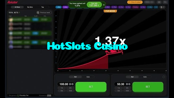 available types of HotSlots Casino bet including pre-match live express and system bets